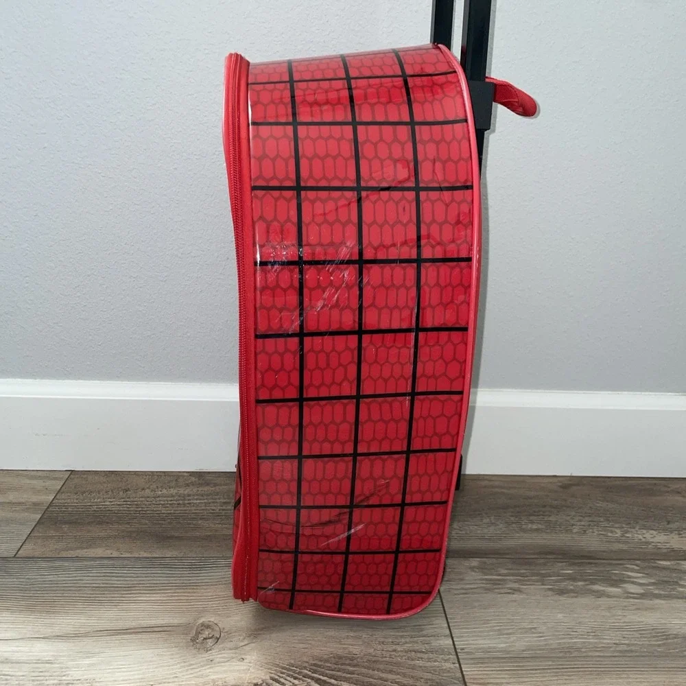 Disney Store Spiderman Rolling Suitcase Carry-On‎ Disney Store Red